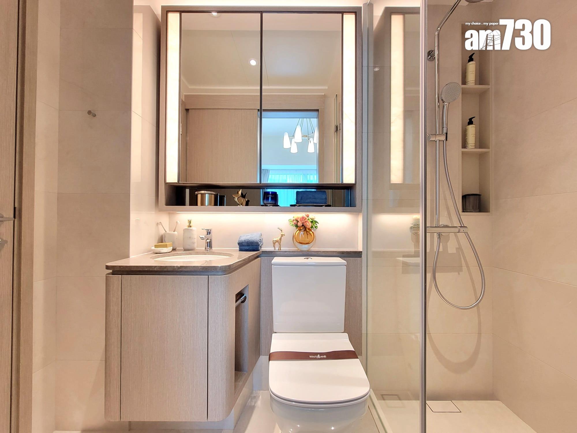 晉環示範單位|兩款風格連家具一房戶有得睇 浴室採雙門設計|多圖有片