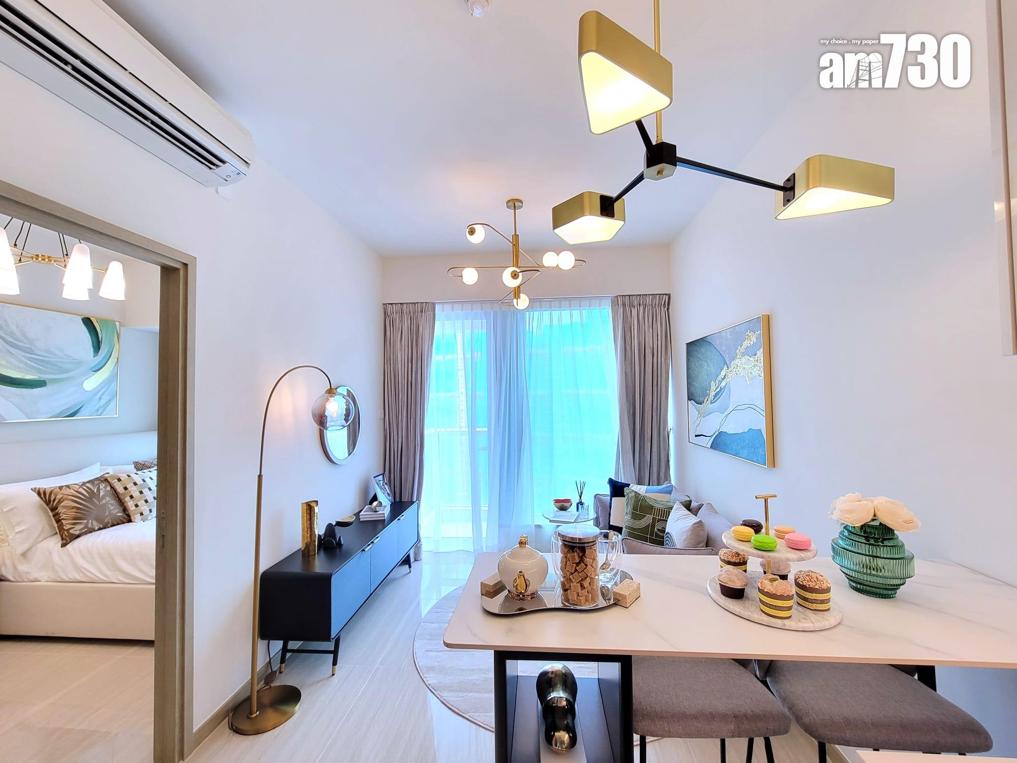 晉環示範單位|兩款風格連家具一房戶有得睇 浴室採雙門設計|多圖有片