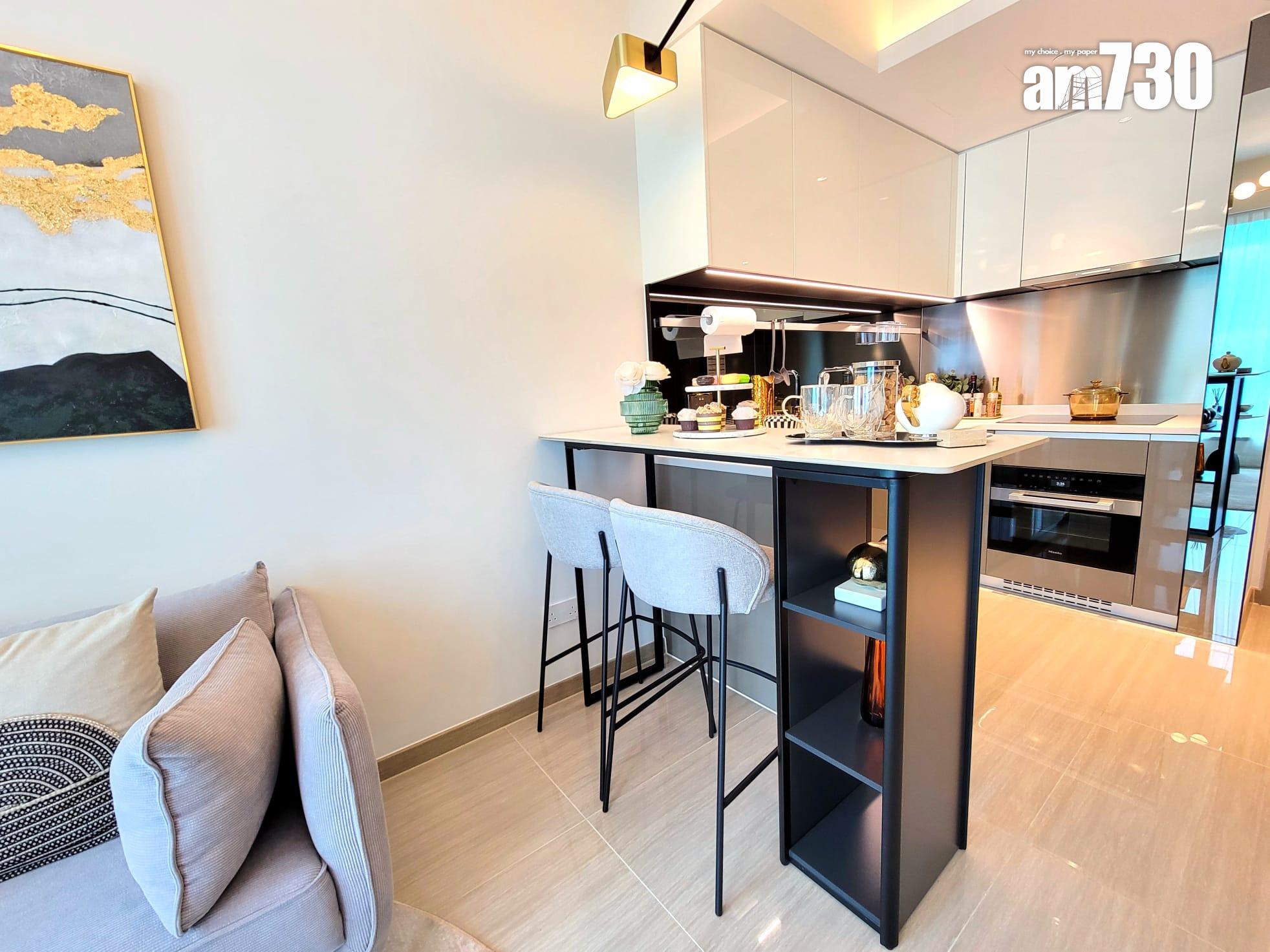 晉環示範單位|兩款風格連家具一房戶有得睇 浴室採雙門設計|多圖有片