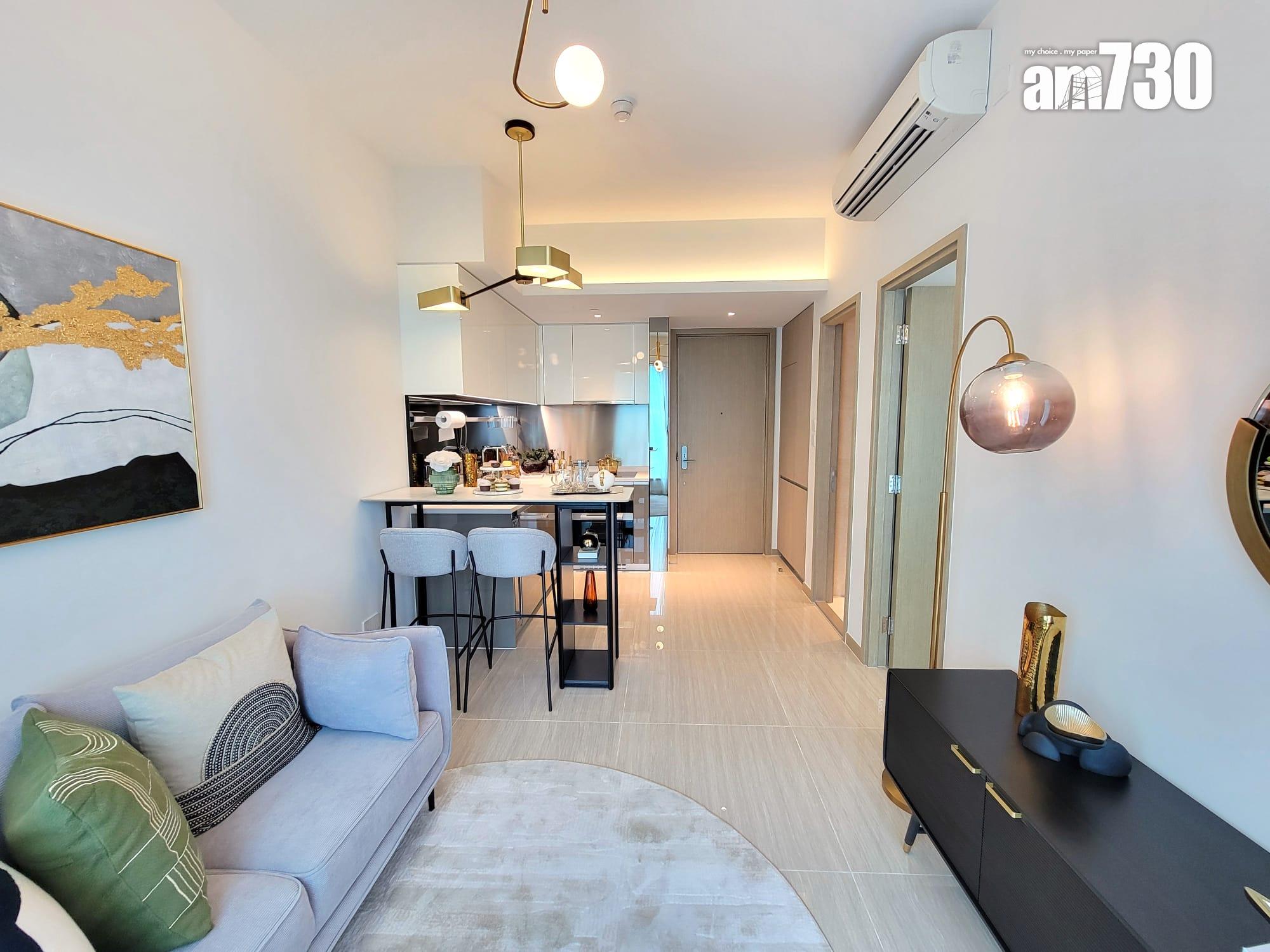 晉環示範單位|兩款風格連家具一房戶有得睇 浴室採雙門設計|多圖有片