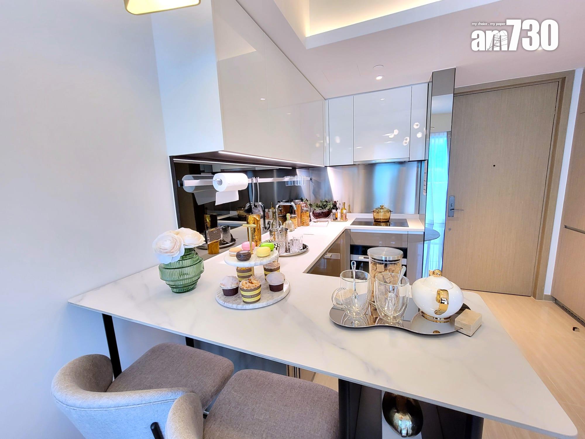 晉環示範單位|兩款風格連家具一房戶有得睇 浴室採雙門設計|多圖有片