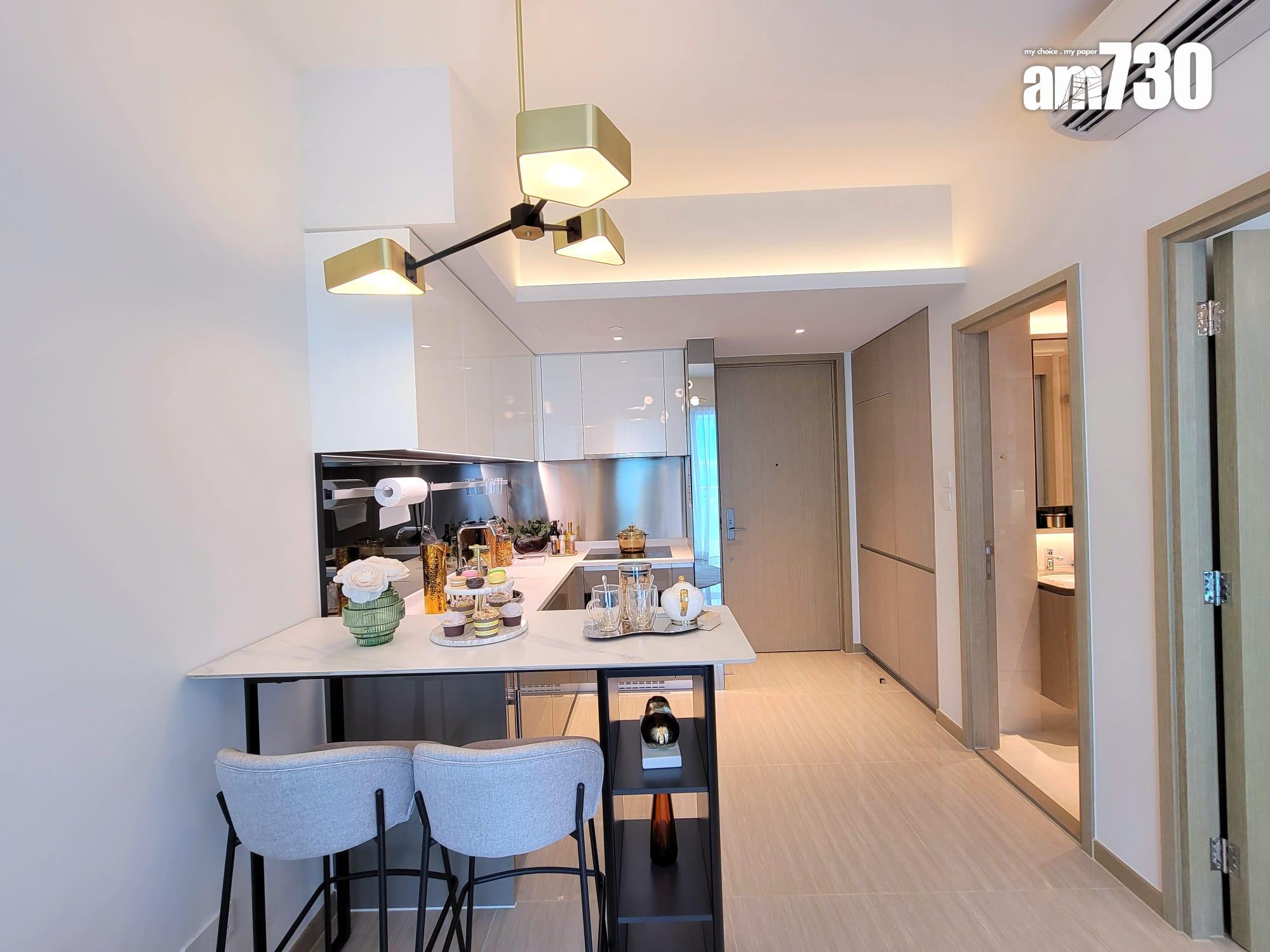 晉環示範單位|兩款風格連家具一房戶有得睇 浴室採雙門設計|多圖有片