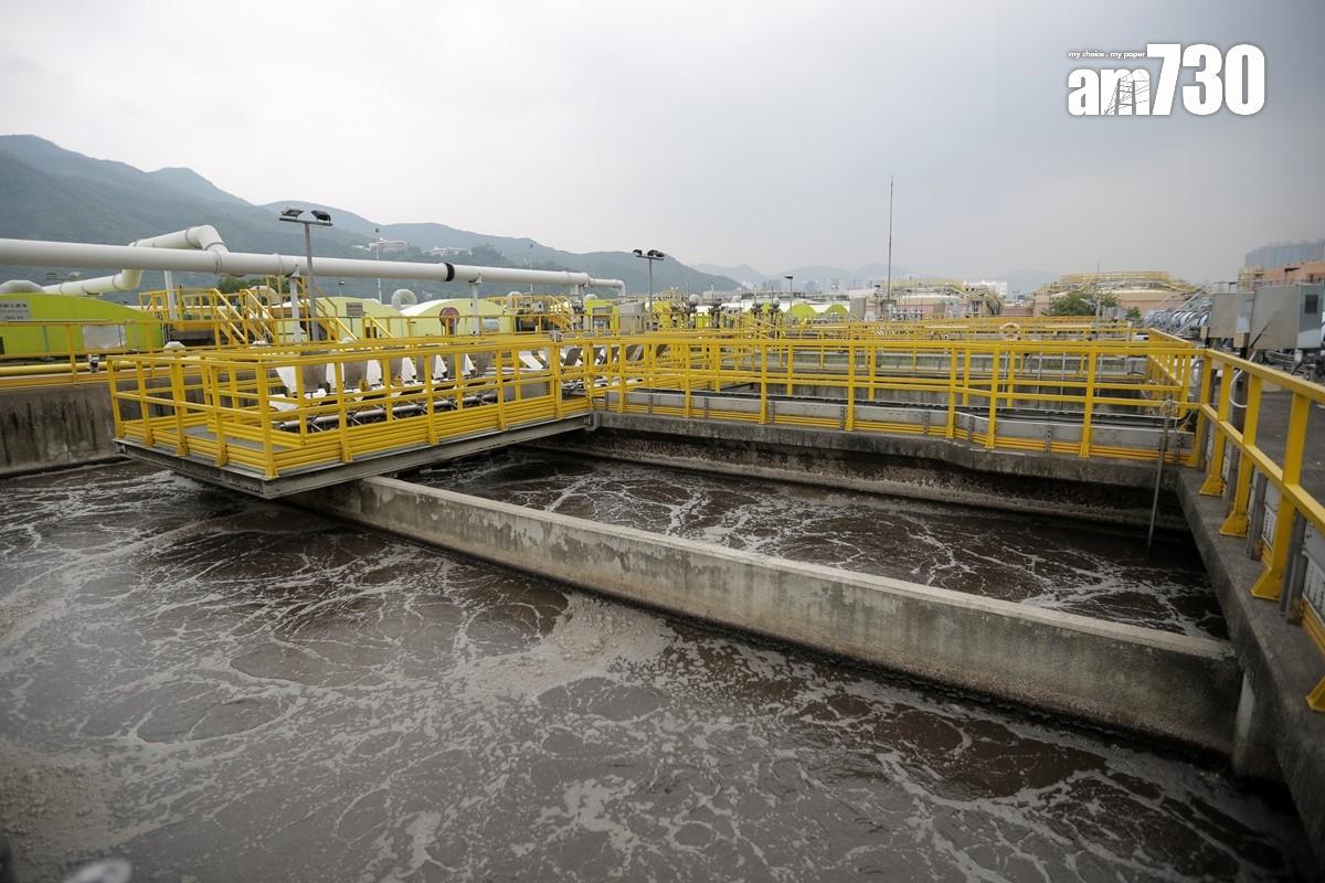 沙田污水處理廠。(資料圖片)