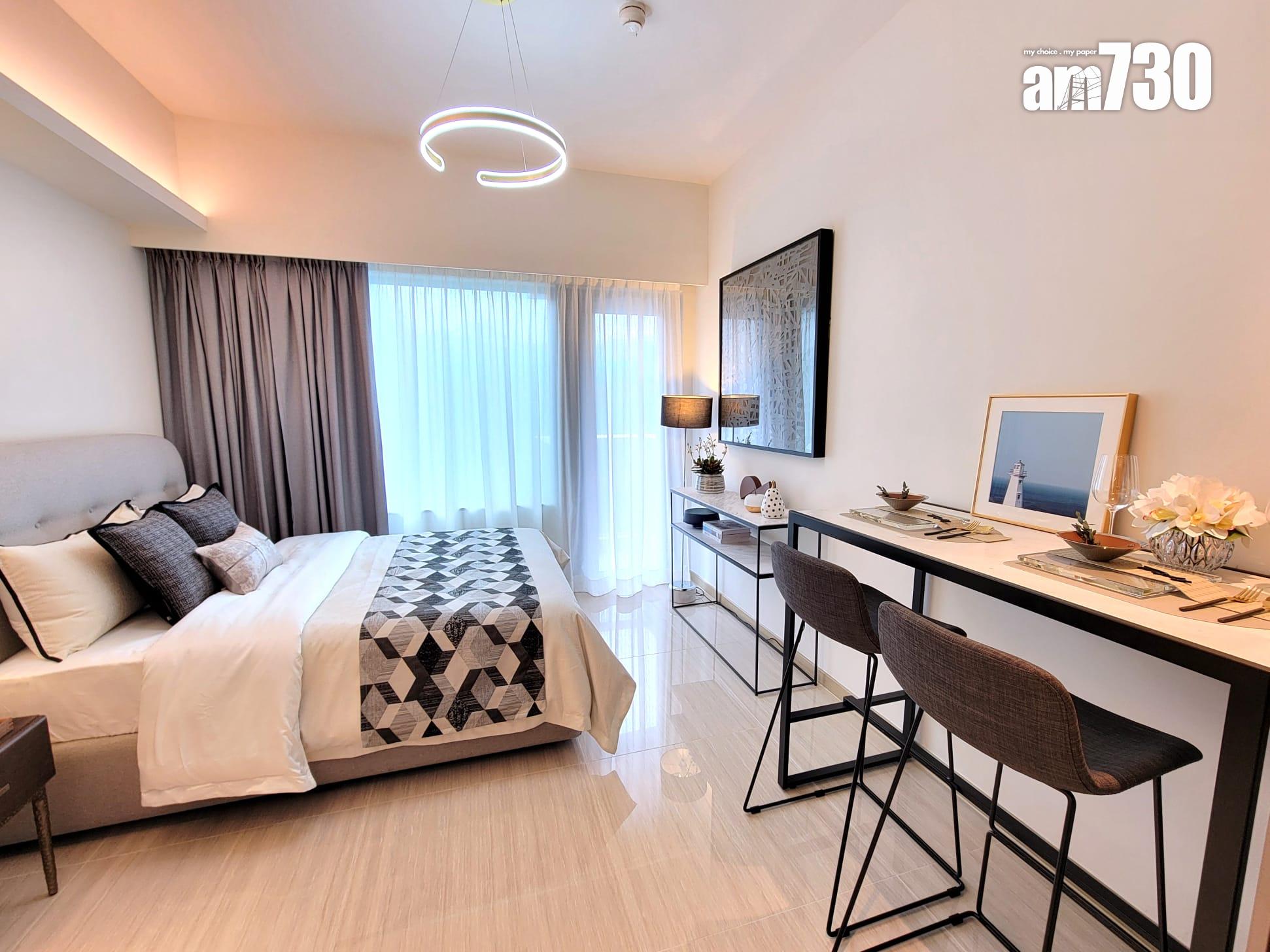 晉環示範單位|兩款290呎連家具開放式戶 一招令住戶靈活調配生活空間|多圖有片