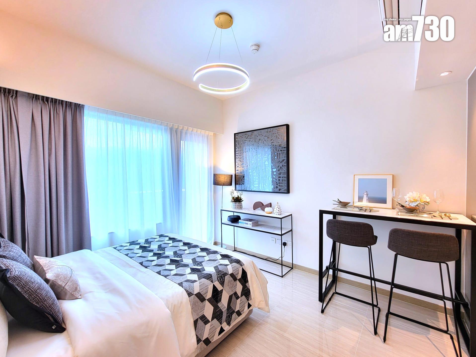 晉環示範單位|兩款290呎連家具開放式戶 一招令住戶靈活調配生活空間|多圖有片