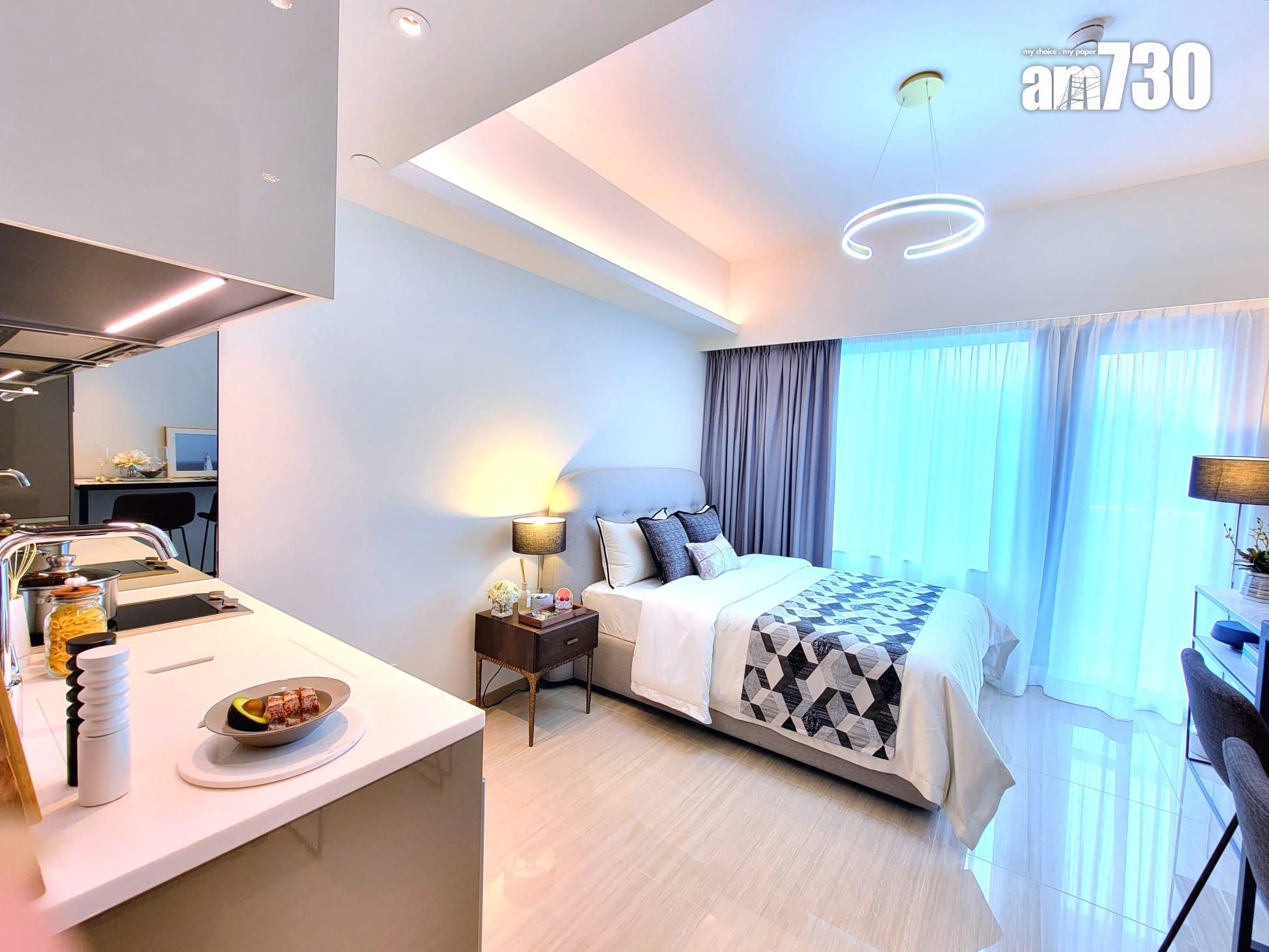 晉環示範單位|兩款290呎連家具開放式戶 一招令住戶靈活調配生活空間|多圖有片