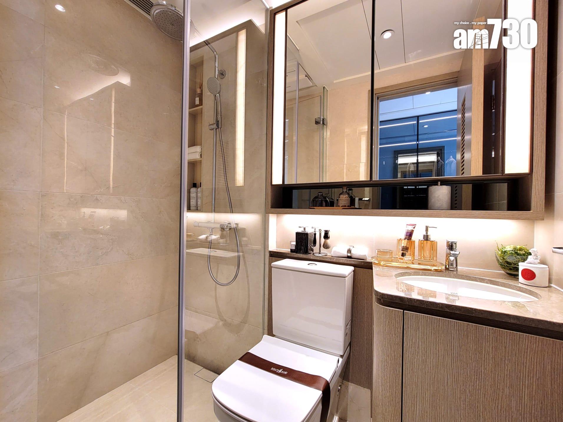 晉環示範單位|兩款290呎連家具開放式戶 一招令住戶靈活調配生活空間|多圖有片