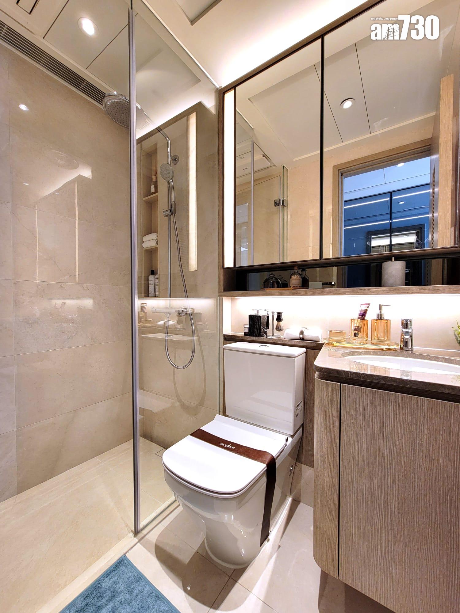 晉環示範單位|兩款290呎連家具開放式戶 一招令住戶靈活調配生活空間|多圖有片