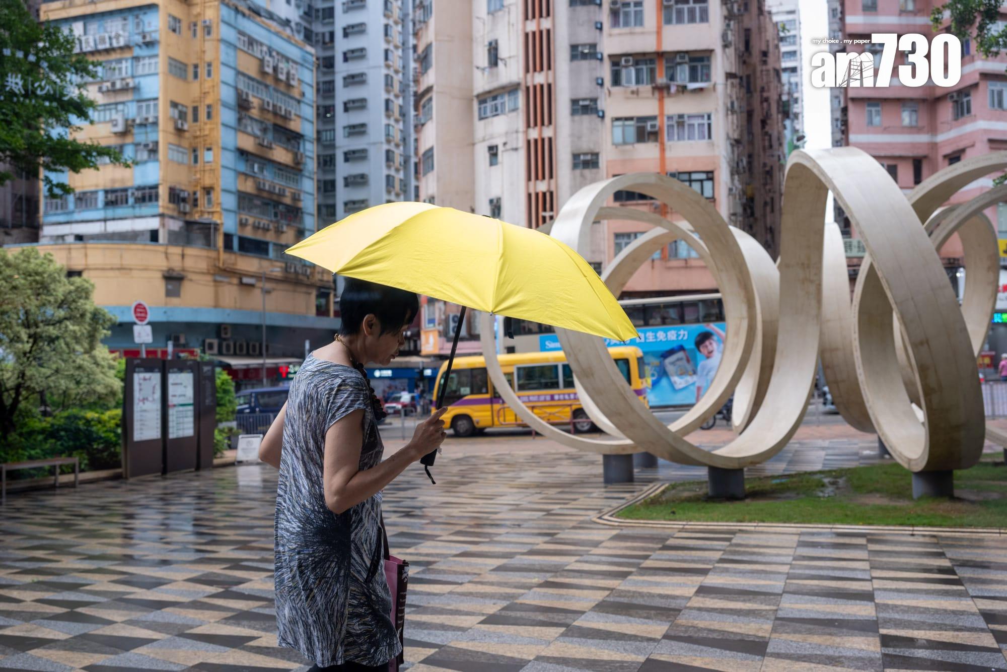 風球馬力斯|天文台改發三號風球,預料至少維持至明早6時。(陳奕釗攝)