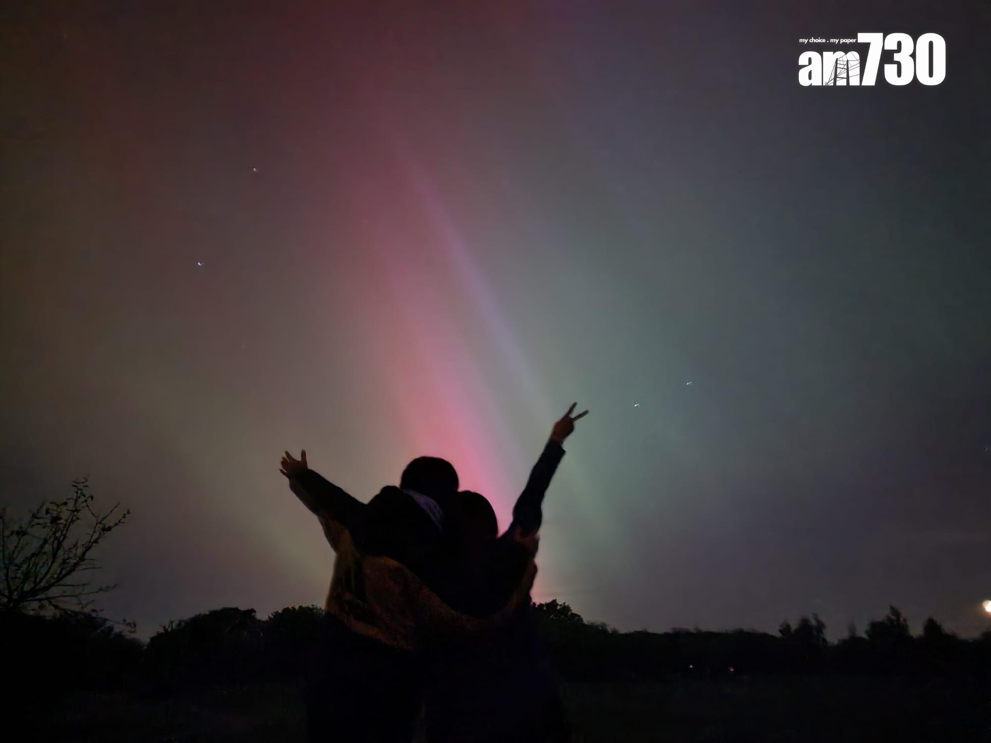 英國倫敦極光(讀者提供)