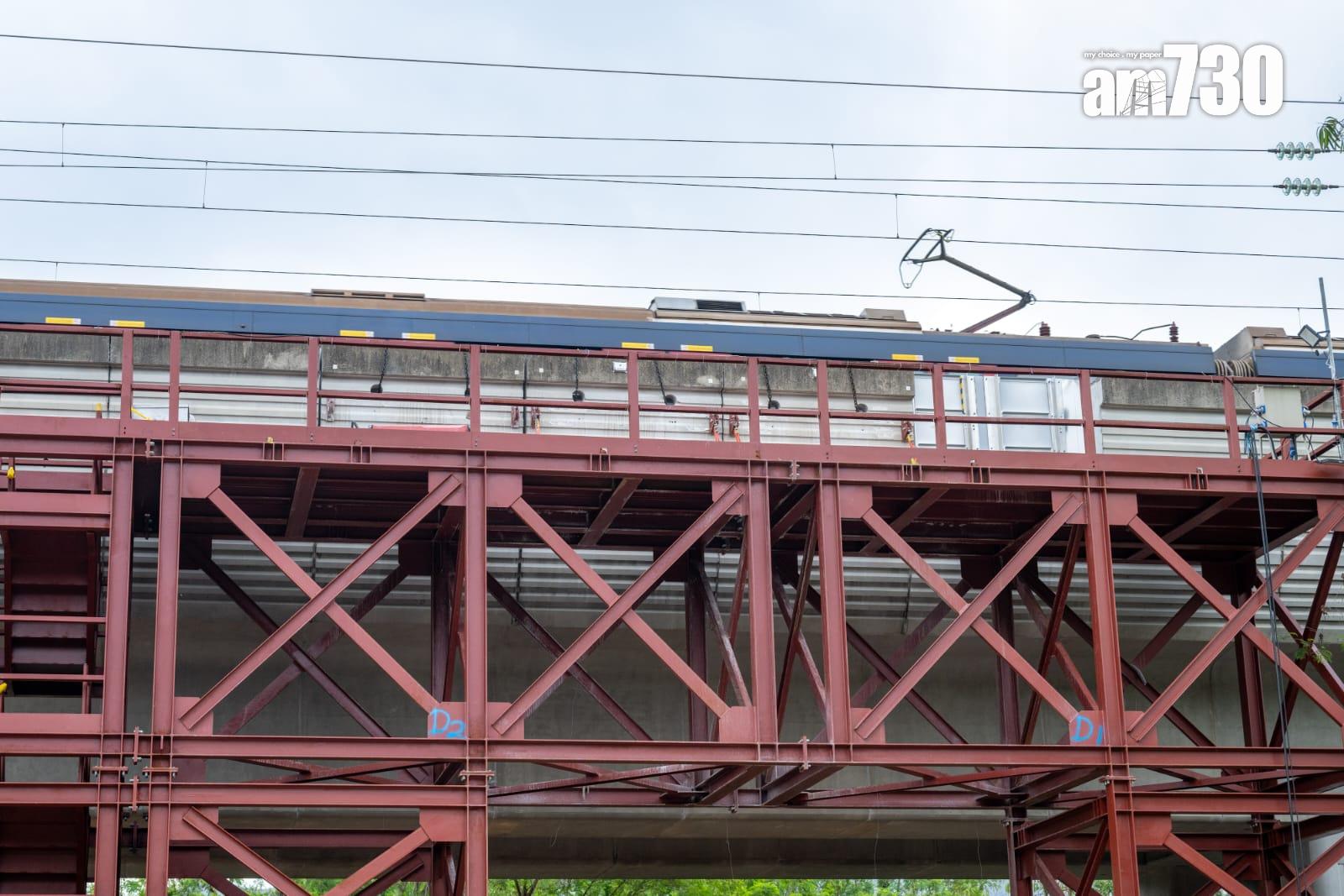 港鐵洪水橋站於今年内開展主體工程 已展開前期預備工序(陳奕釗攝)