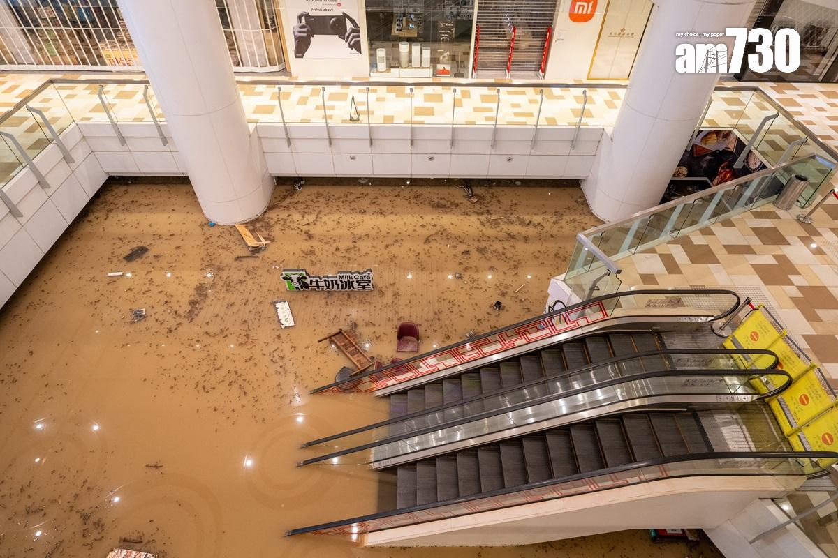 黃大仙一帶去年世紀暴雨下有嚴重水浸。(資料圖片/陳奕釗攝)