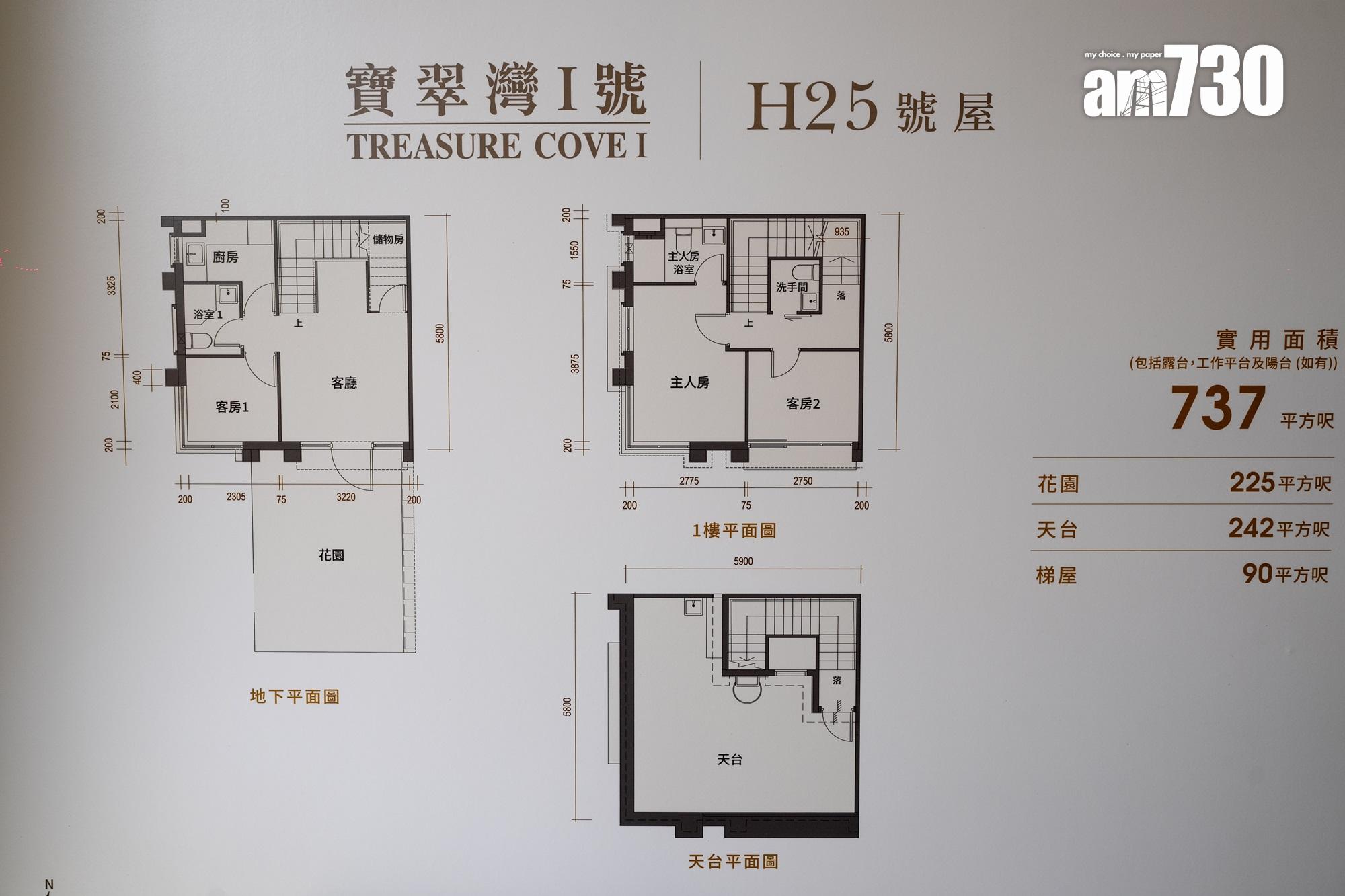 寶翠灣1號示範單位|474呎兩房及737呎三房現樓別墅 飽覽翠綠花園景(多圖有片)|坪洲新盤