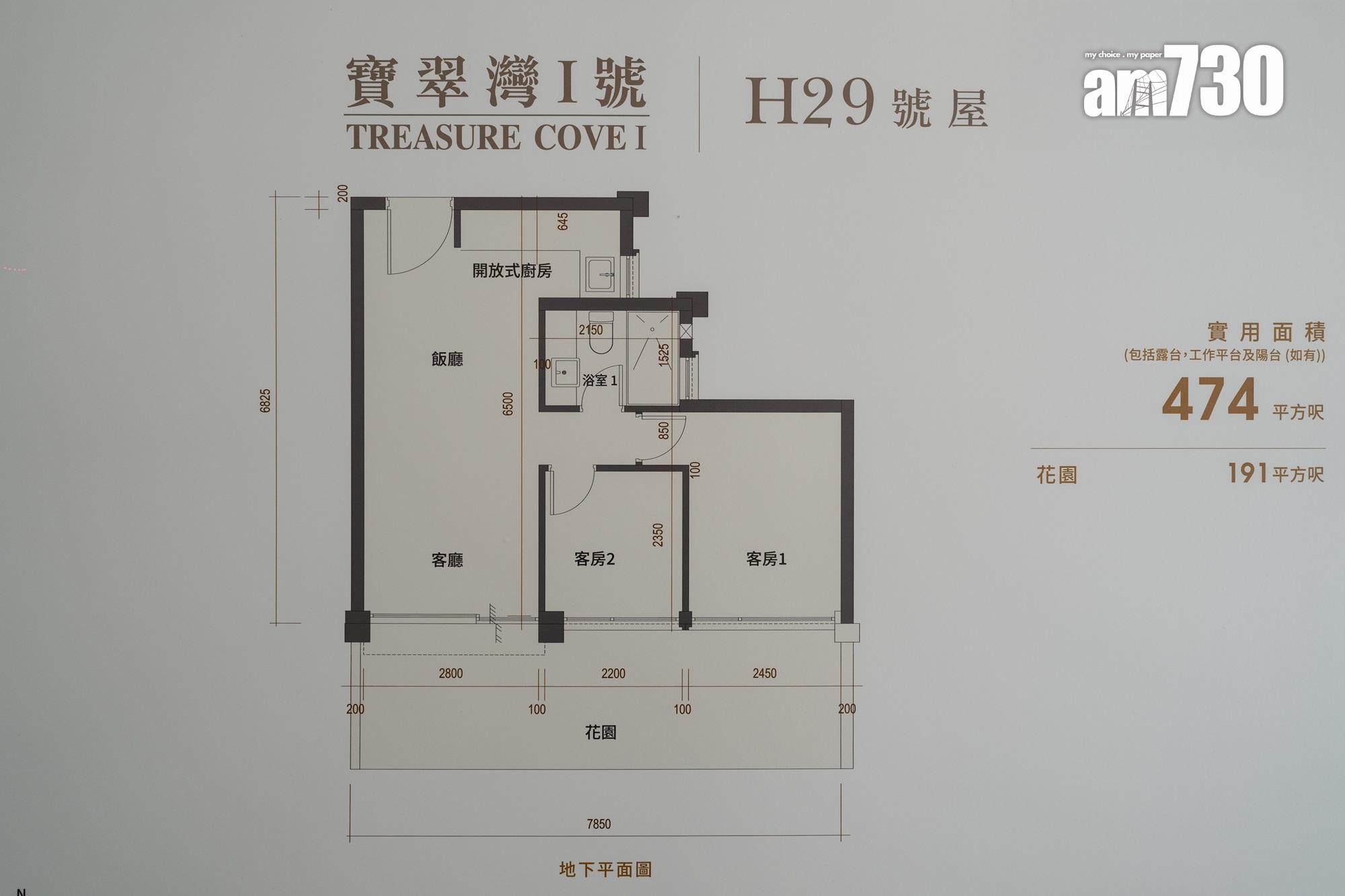寶翠灣1號示範單位|474呎兩房及737呎三房現樓別墅 飽覽翠綠花園景(多圖有片)|坪洲新盤