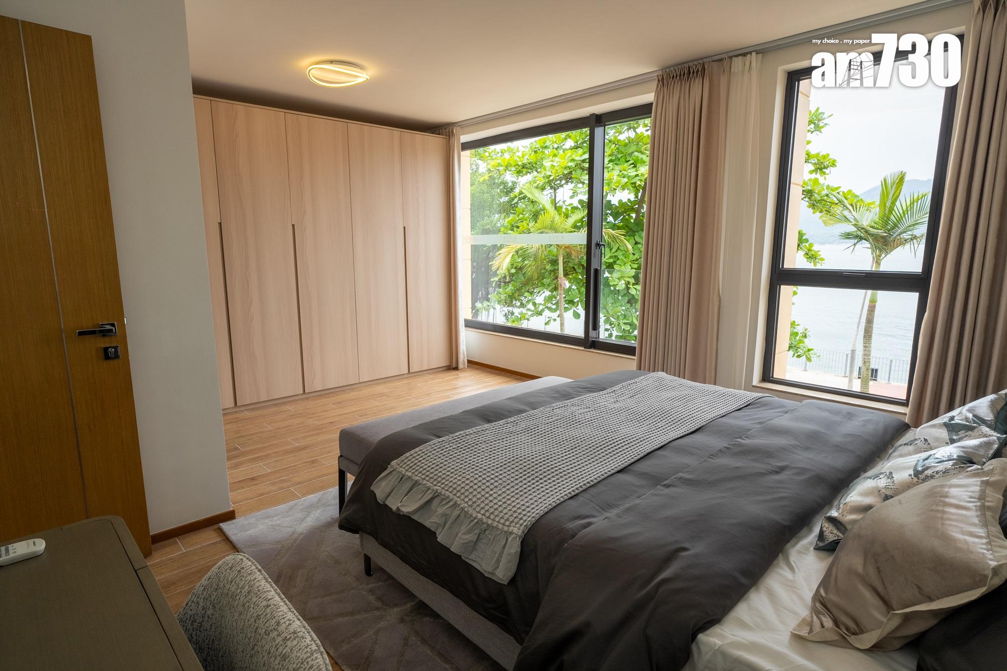 寶翠灣1號示範單位|1438呎現樓海景別墅 多玻璃大窗享自然光(多圖有片)|坪洲新盤