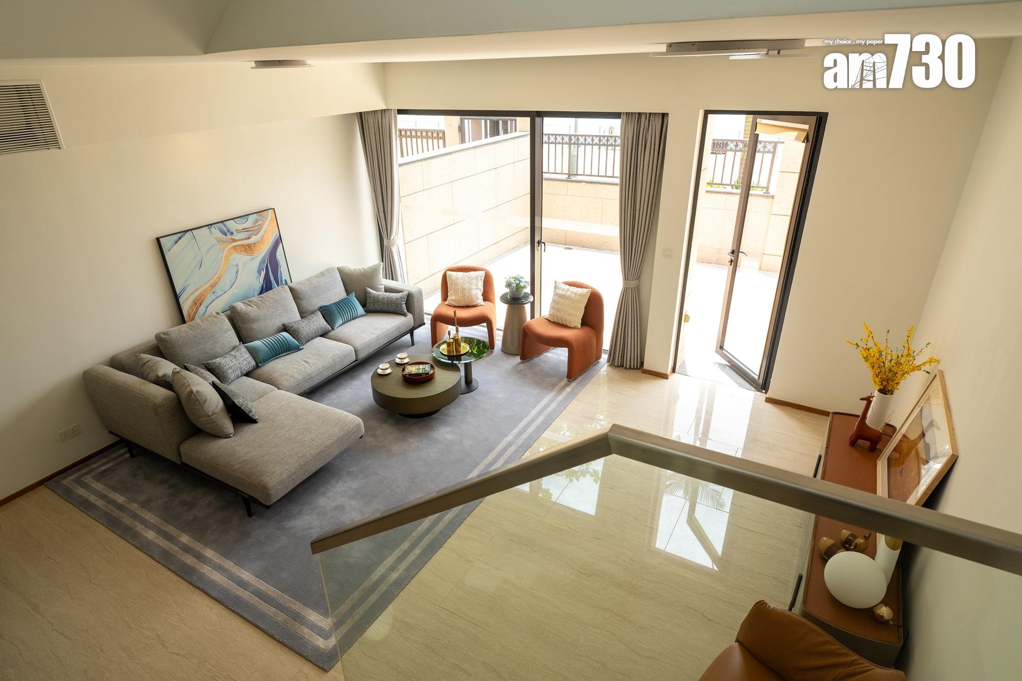 寶翠灣1號示範單位|1438呎現樓海景別墅 多玻璃大窗享自然光(多圖有片)|坪洲新盤