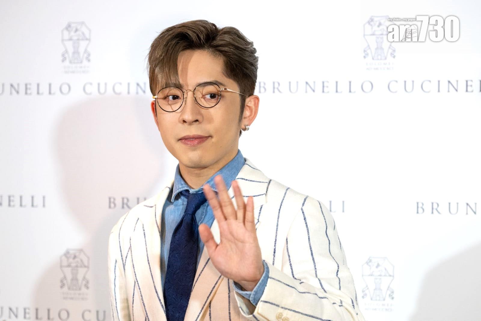 Edan出席香水品牌Brunello Cucinelli新款產品發布會。(陳奕釗攝)