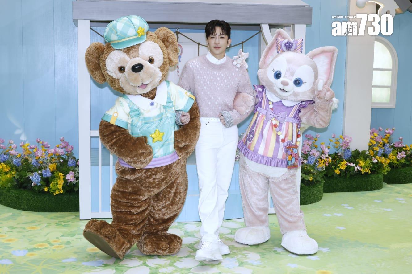 Anson Lo表示家中有很多Duffy&Friends 的公仔。(林俊源攝)