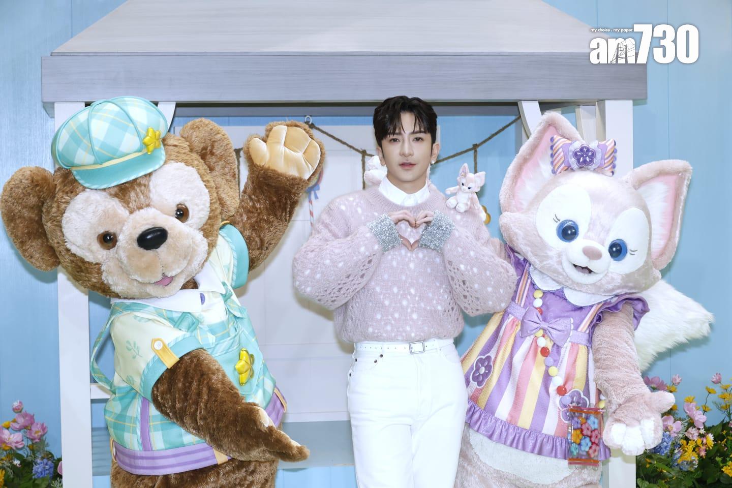 Anson Lo表示家中有很多Duffy&Friends 的公仔。(林俊源攝)