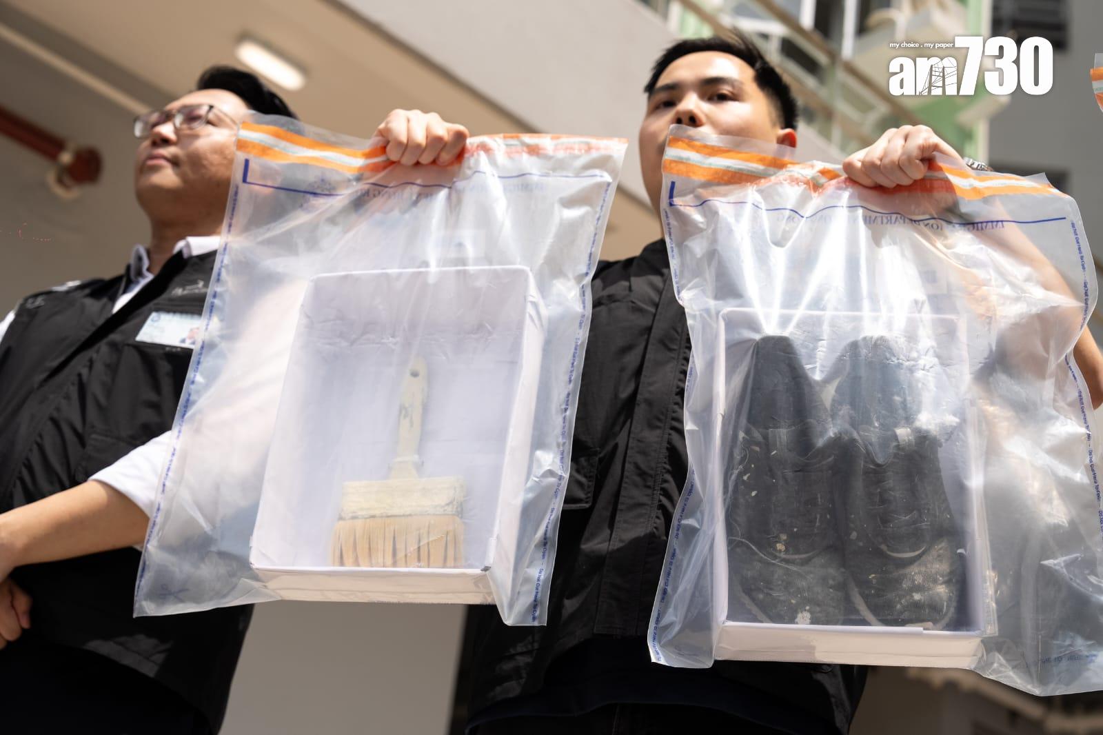 超平裝修費2萬元起招客,入境處大埔富蝶邨拘5名內地黑工。(林靄怡攝)