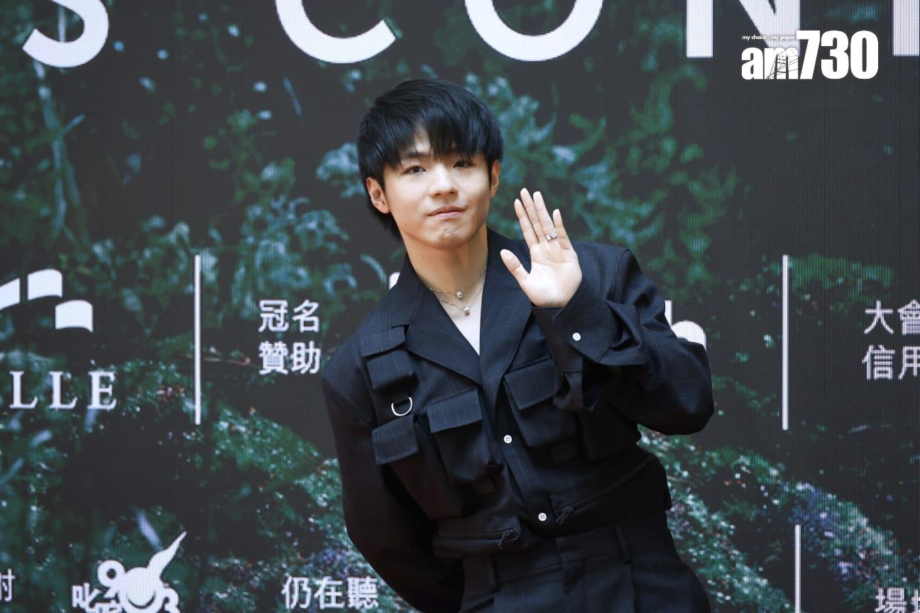 陳卓賢宣布7月20至22 日在亞博開騷。(林俊源攝)