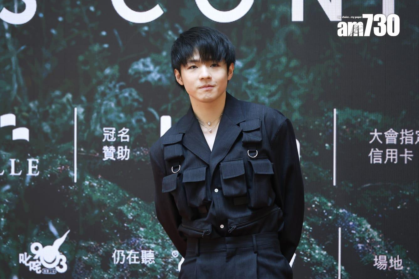 陳卓賢宣布7月20至22 日在亞博開騷。(林俊源攝)