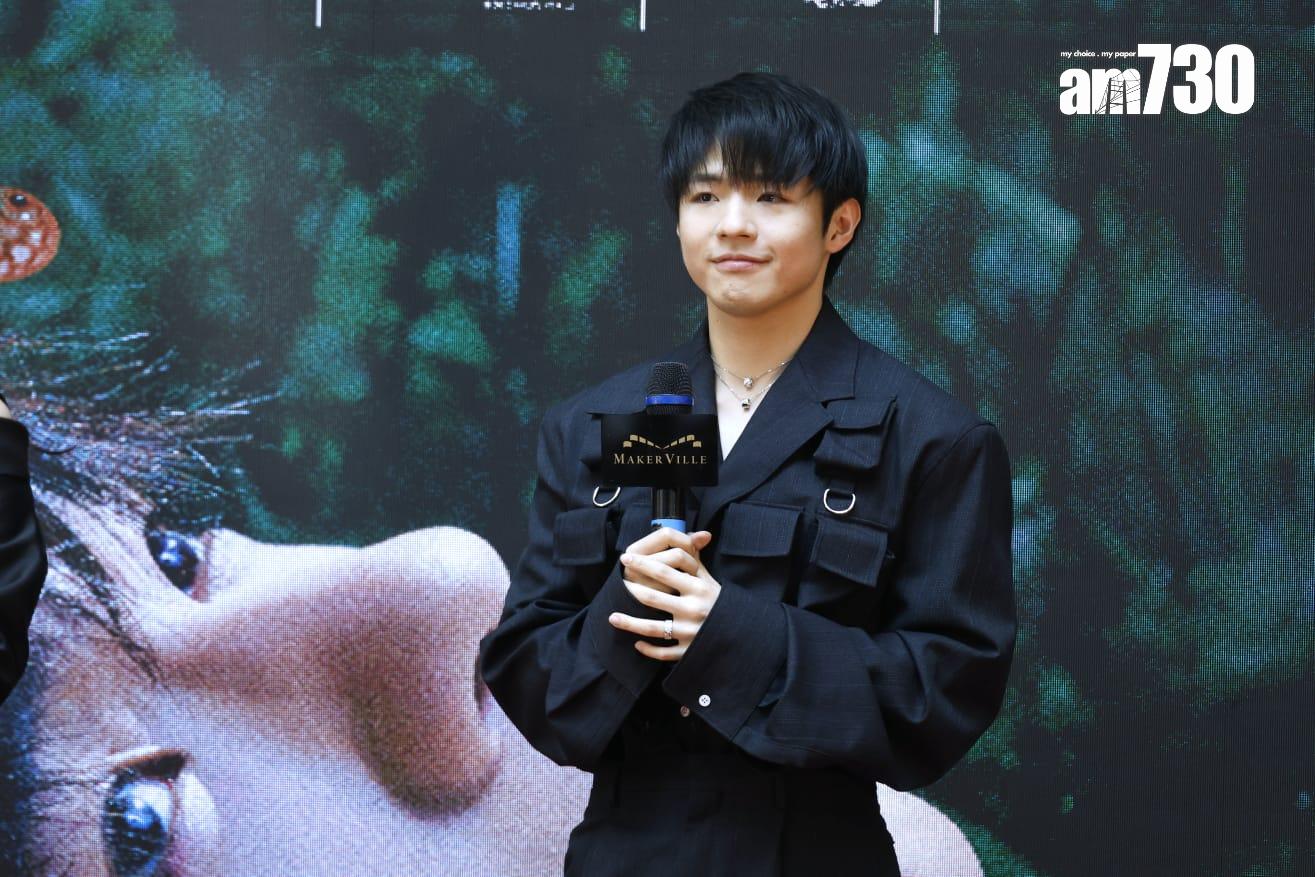 陳卓賢宣布7月20至22 日在亞博開騷。(林俊源攝)