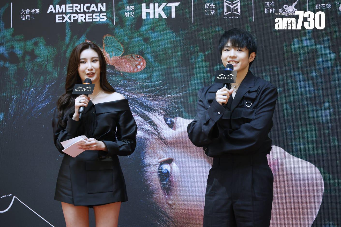 陳卓賢宣布7月20至22 日在亞博開騷。(林俊源攝)