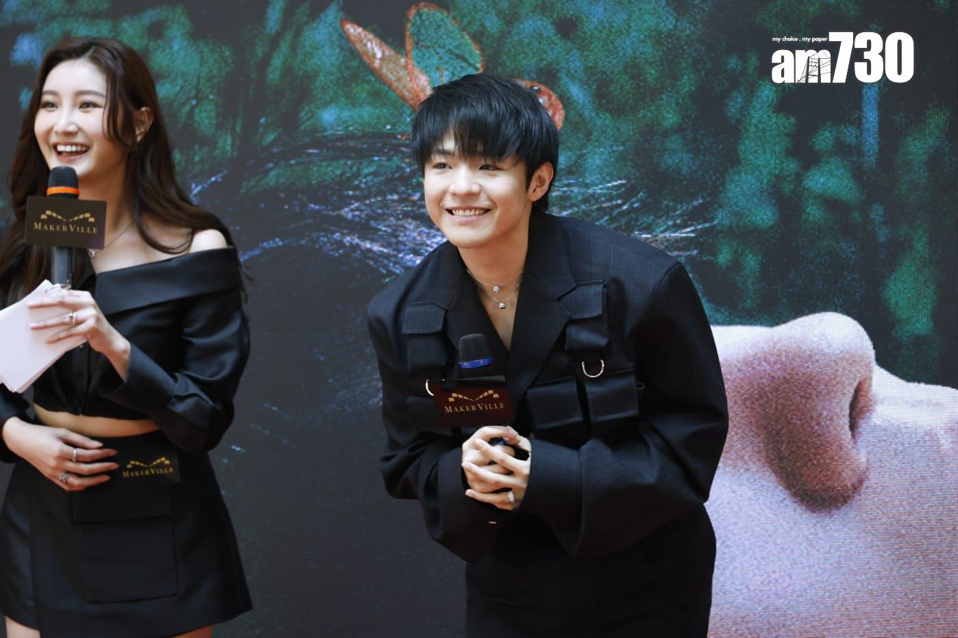 陳卓賢宣布7月20至22 日在亞博開騷。(林俊源攝)