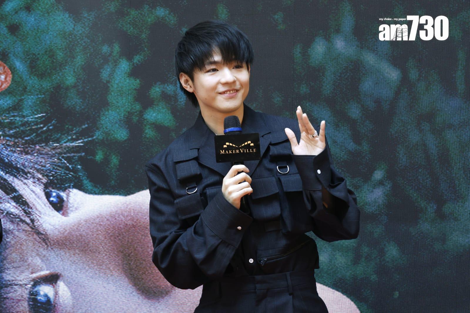 陳卓賢宣布7月20至22 日在亞博開騷。(林俊源攝)