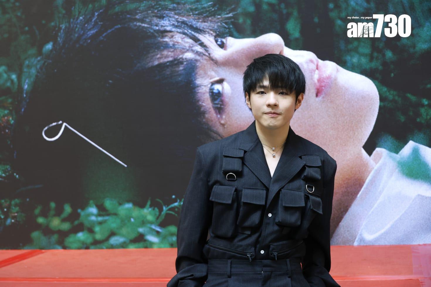 陳卓賢宣布7月20至22 日在亞博開騷。(林俊源攝)