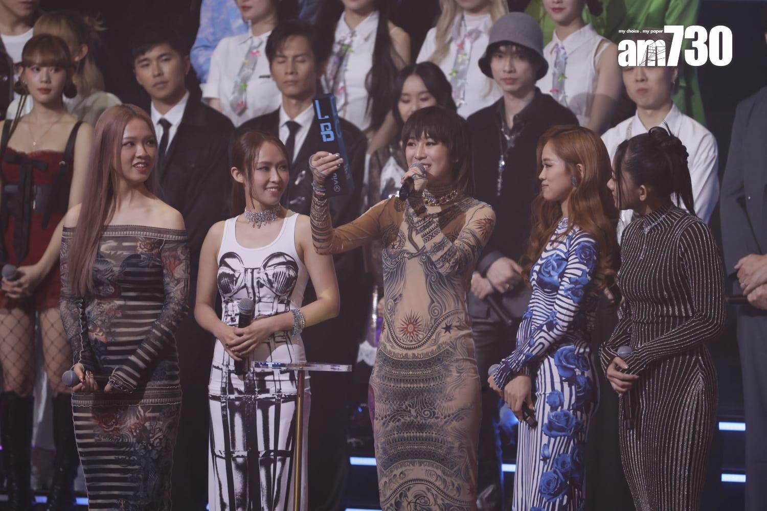 Beanies獲得「Chill Club年度新人組合」,她們的打扮被指肉酸。