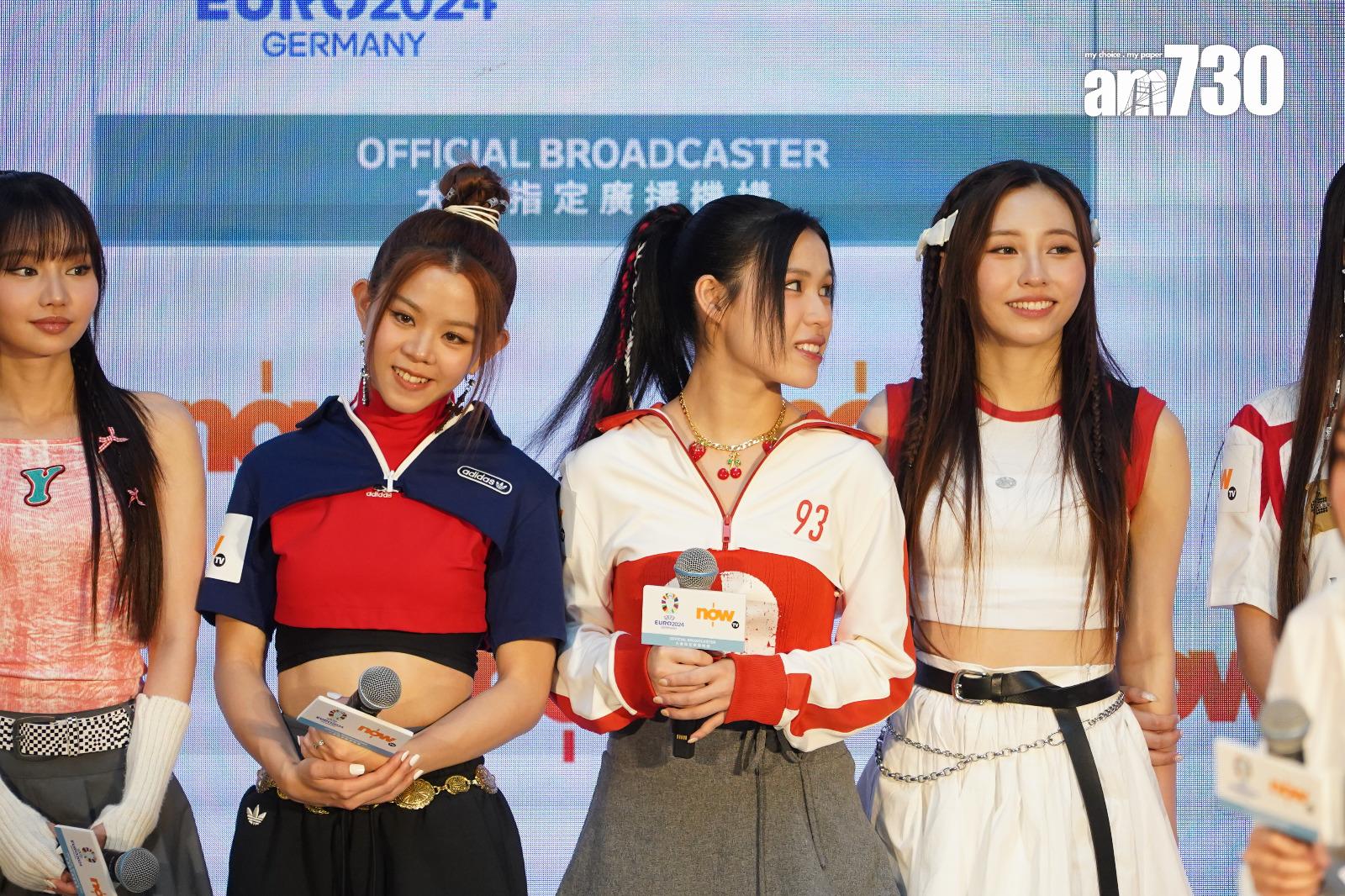 歐洲國家盃記者會,COLLAR成員對麥巴比讚口不絕。(董立華攝)