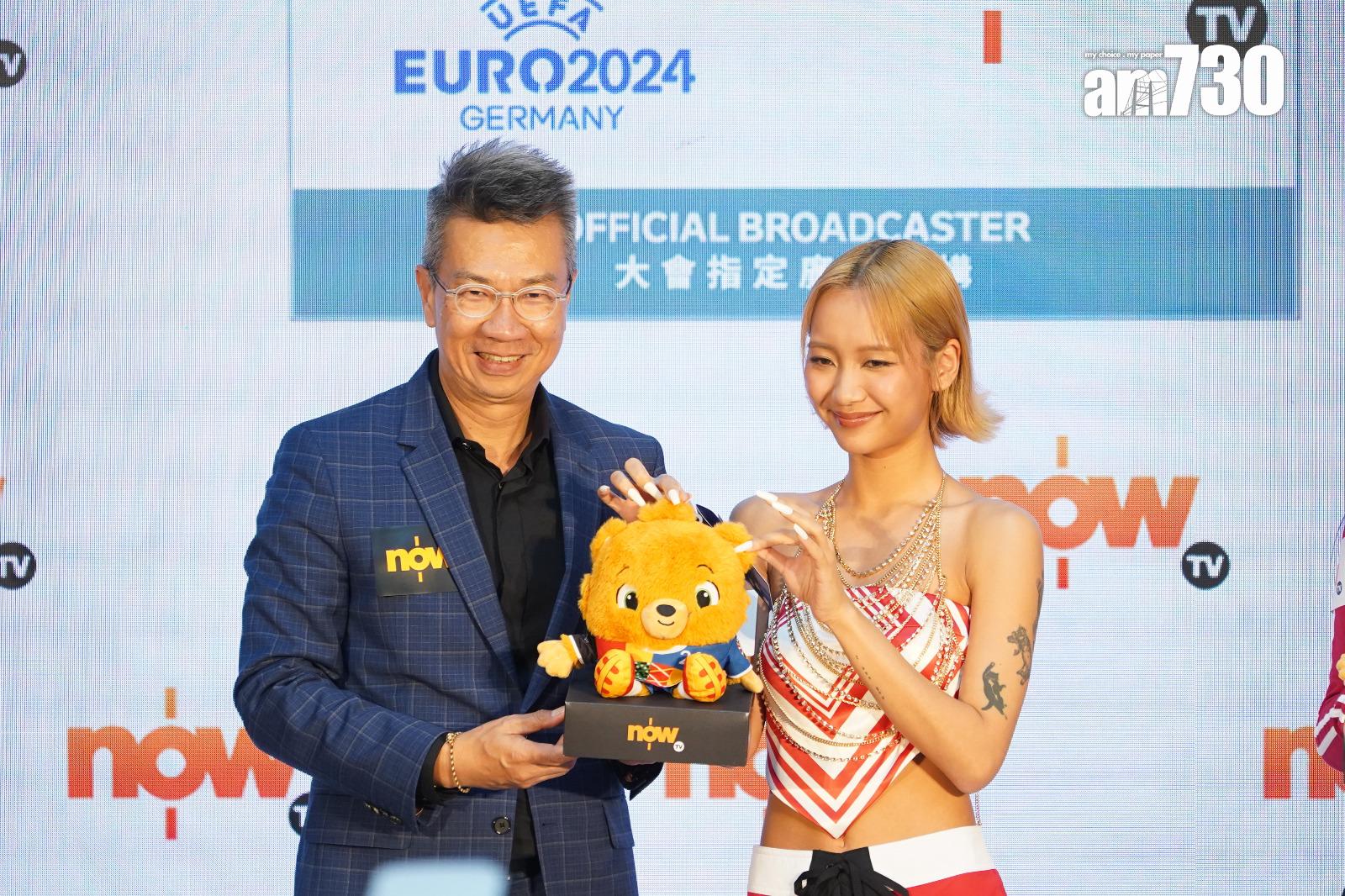 歐洲國家盃記者會,COLLAR的Marf指自己喜歡麥巴比。(董立華攝)