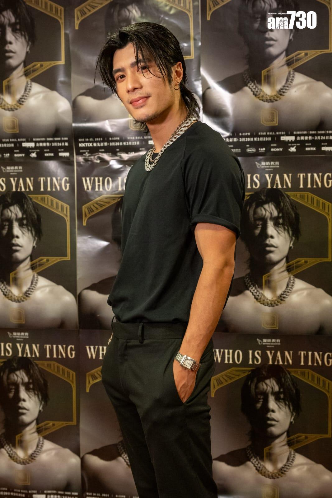 周殷廷在九展完成兩場個人演唱會,在後台接受訪問。(陳奕釗攝)