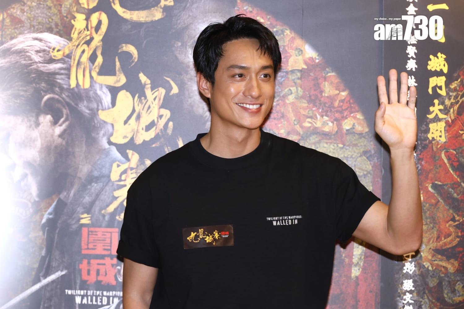 劉俊謙對於獲大批「劉太」支持,怕醜地表示多謝。(林俊源攝)