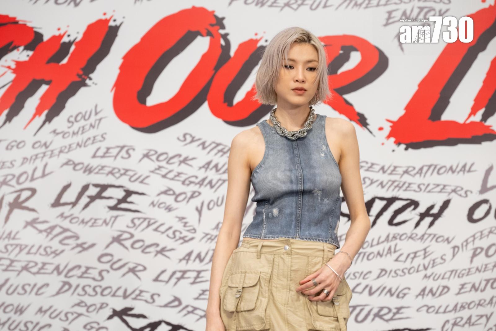 陳蕾型格十足。(陳奕釗攝)