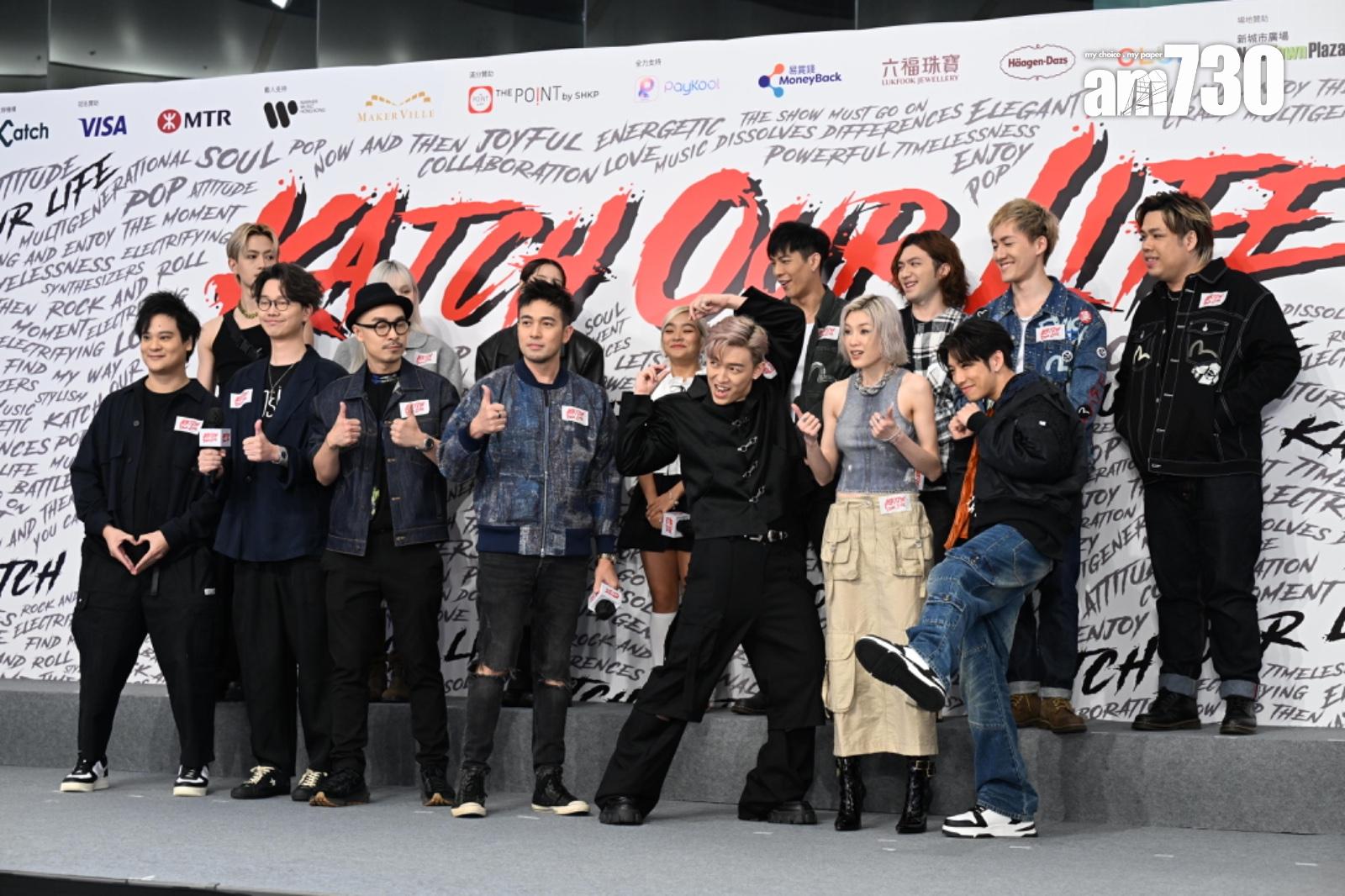 華納3寶陳蕾、MC張天賦與洪嘉豪同場必有笑料。(陳奕釗攝)