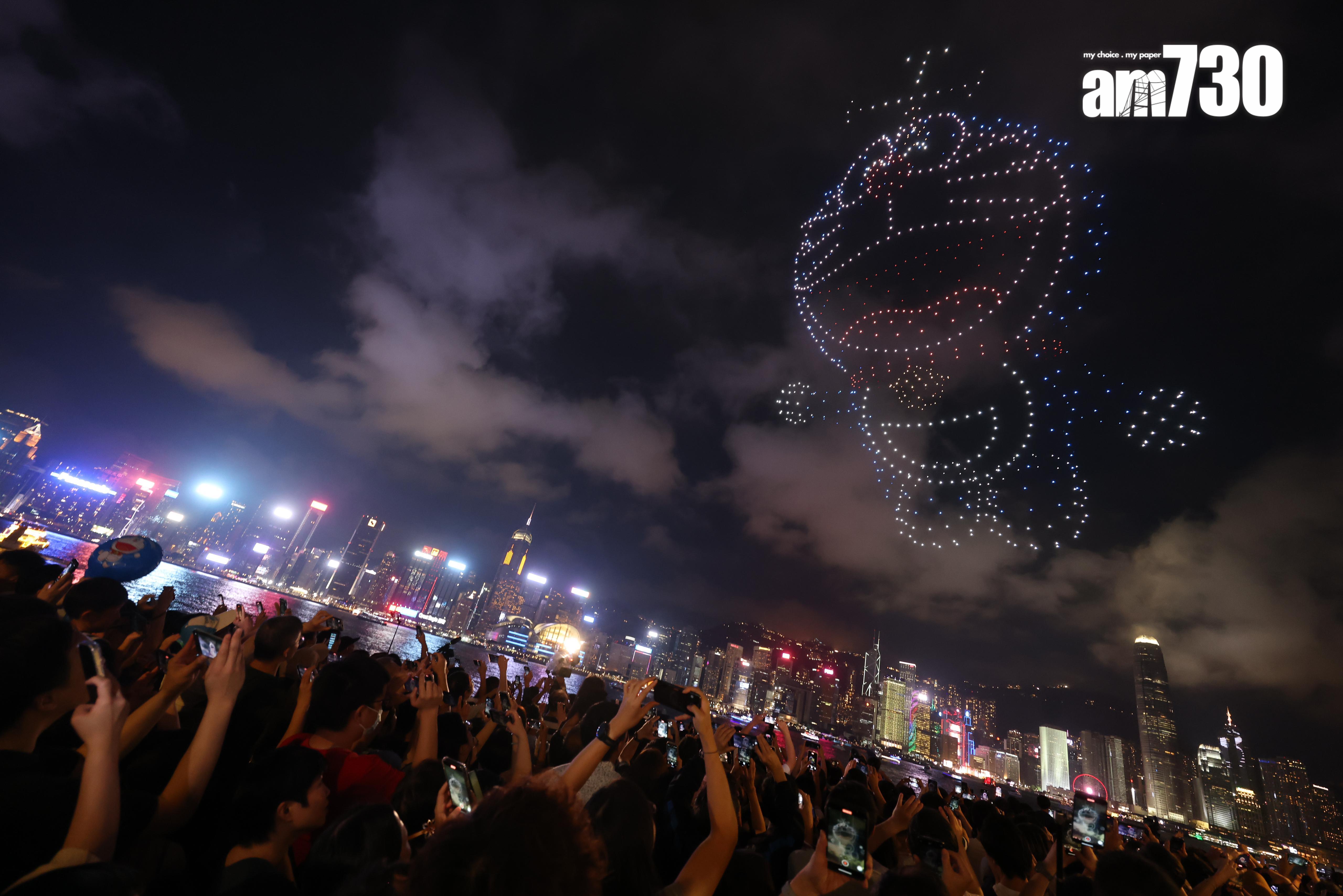 多啦A夢無人機匯演