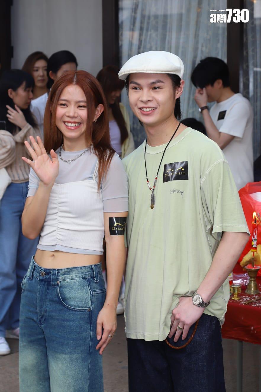 《麻甩媽咪》開鏡拜神儀式。(羅錦鴻攝)