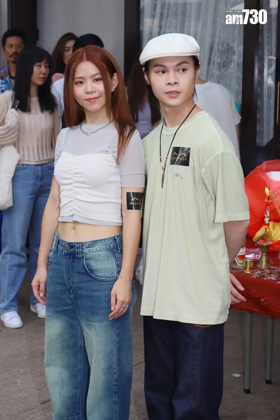 《麻甩媽咪》開鏡拜神儀式。(羅錦鴻攝)