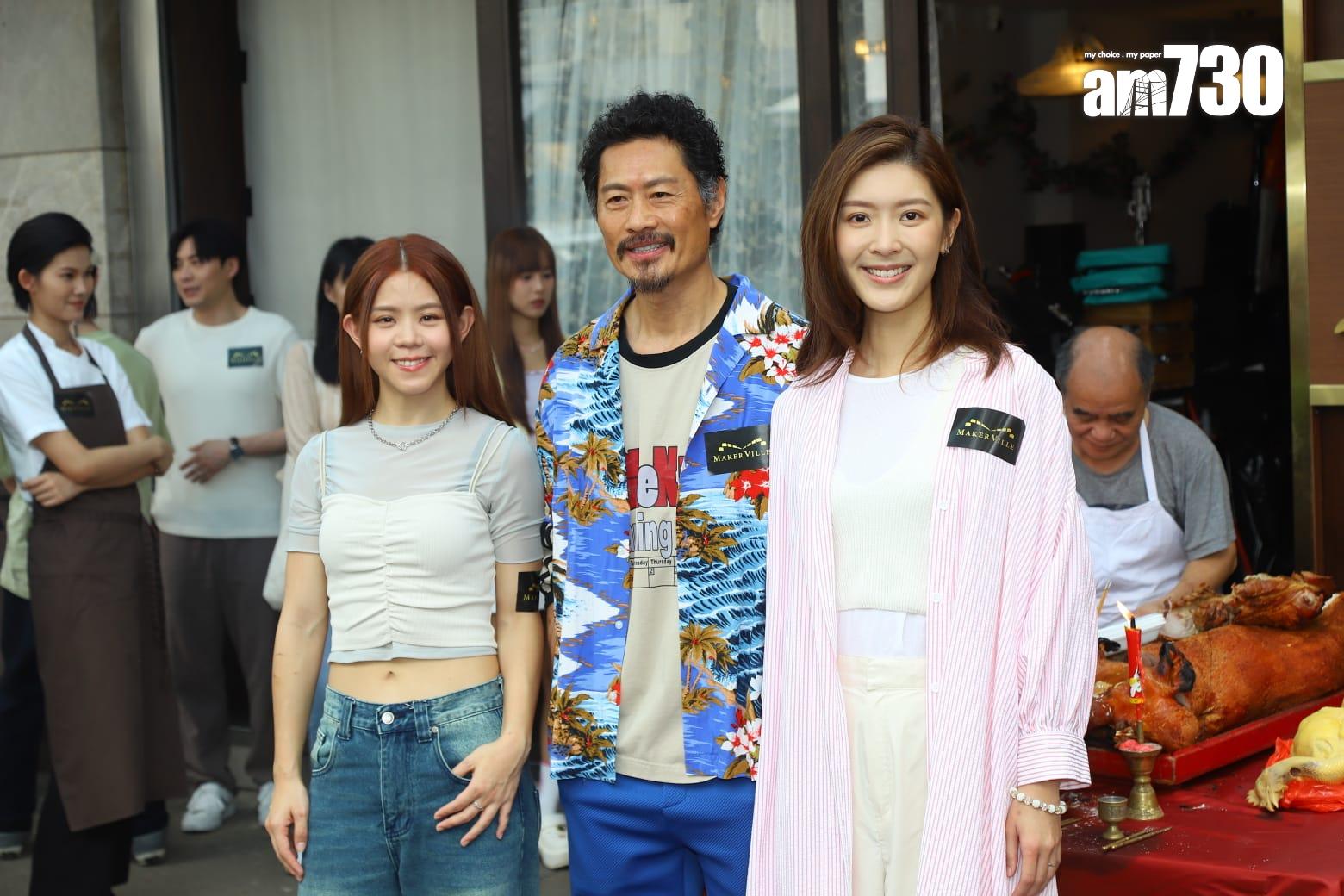 《麻甩媽咪》開鏡拜神儀式。(羅錦鴻攝)