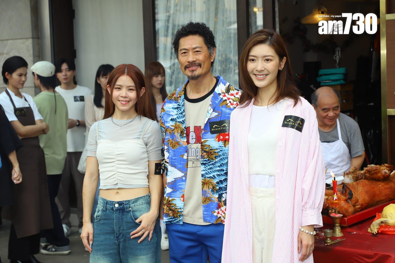 《麻甩媽咪》開鏡拜神儀式。(羅錦鴻攝)