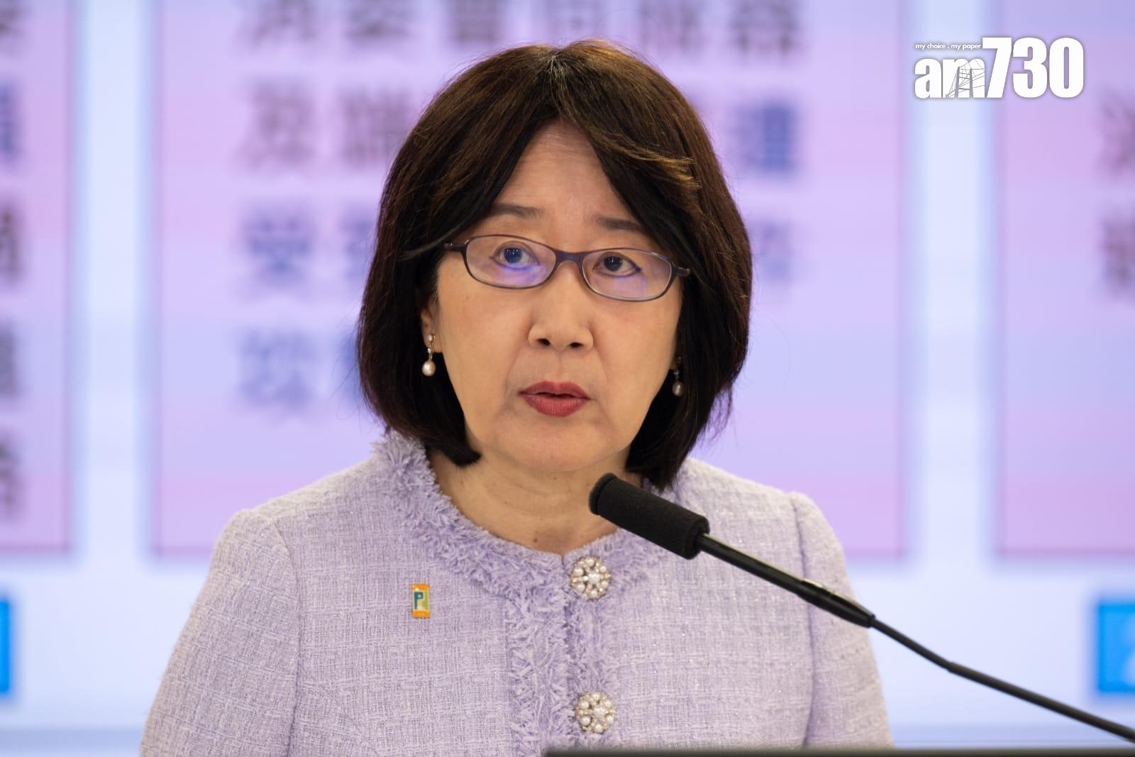 私隱專員鍾麗玲。(陳奕釗攝)