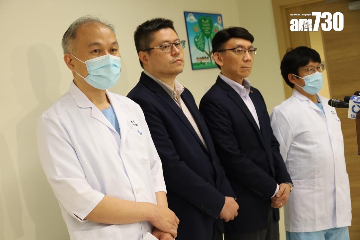 仁濟醫院管理層交代一名4歲女童縫針後心臟驟停的事故。(鍾式明攝)