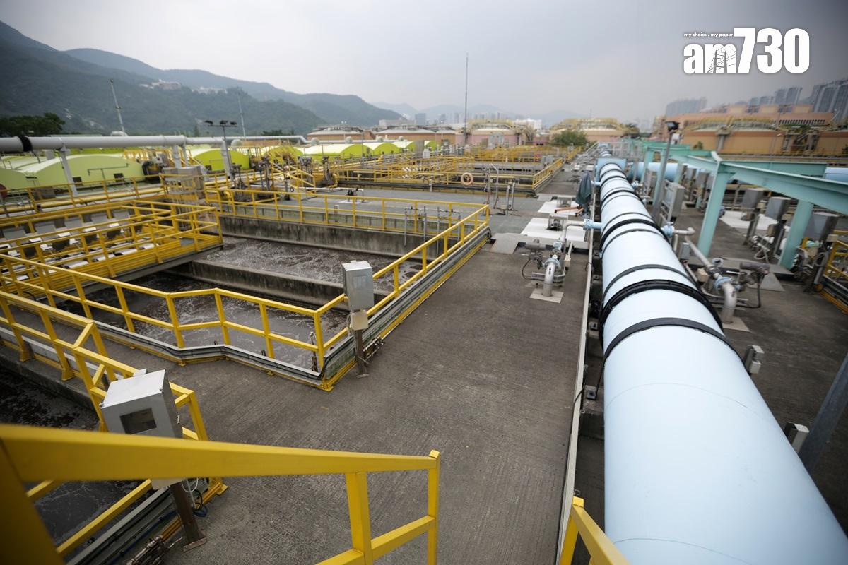 沙田污水處理廠。(資料圖片)