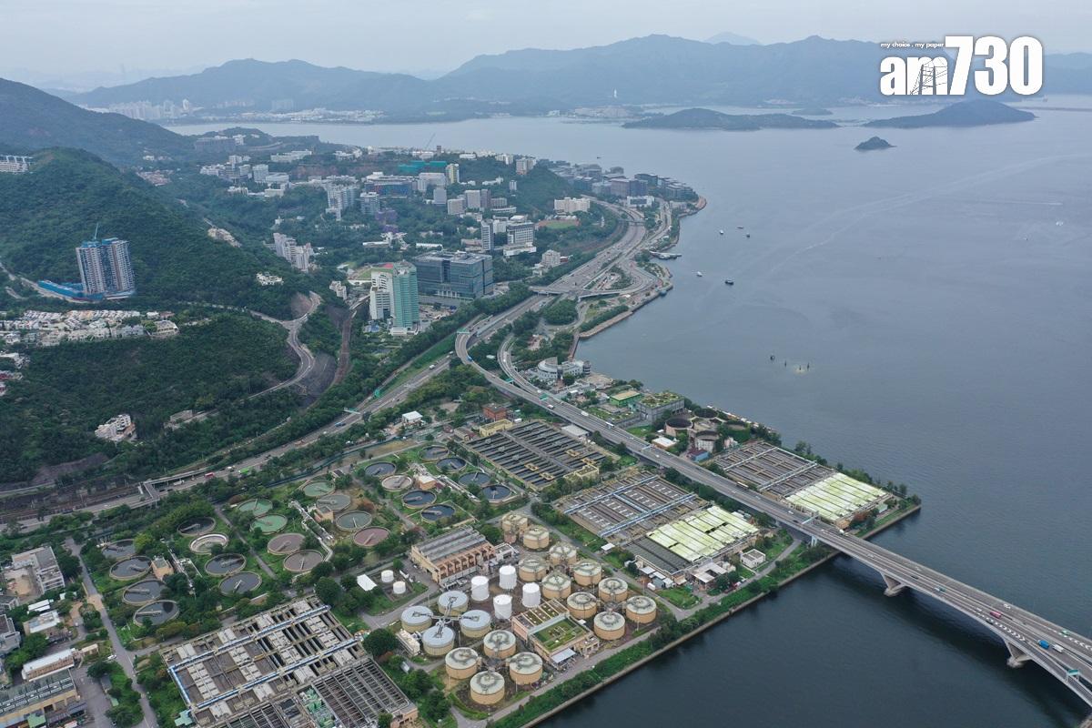 沙田污水處理廠。(資料圖片)