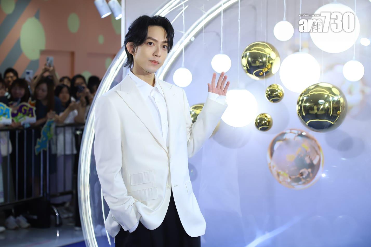 林宥嘉快閃來港兩日,出席品牌活動。(羅錦鴻攝)