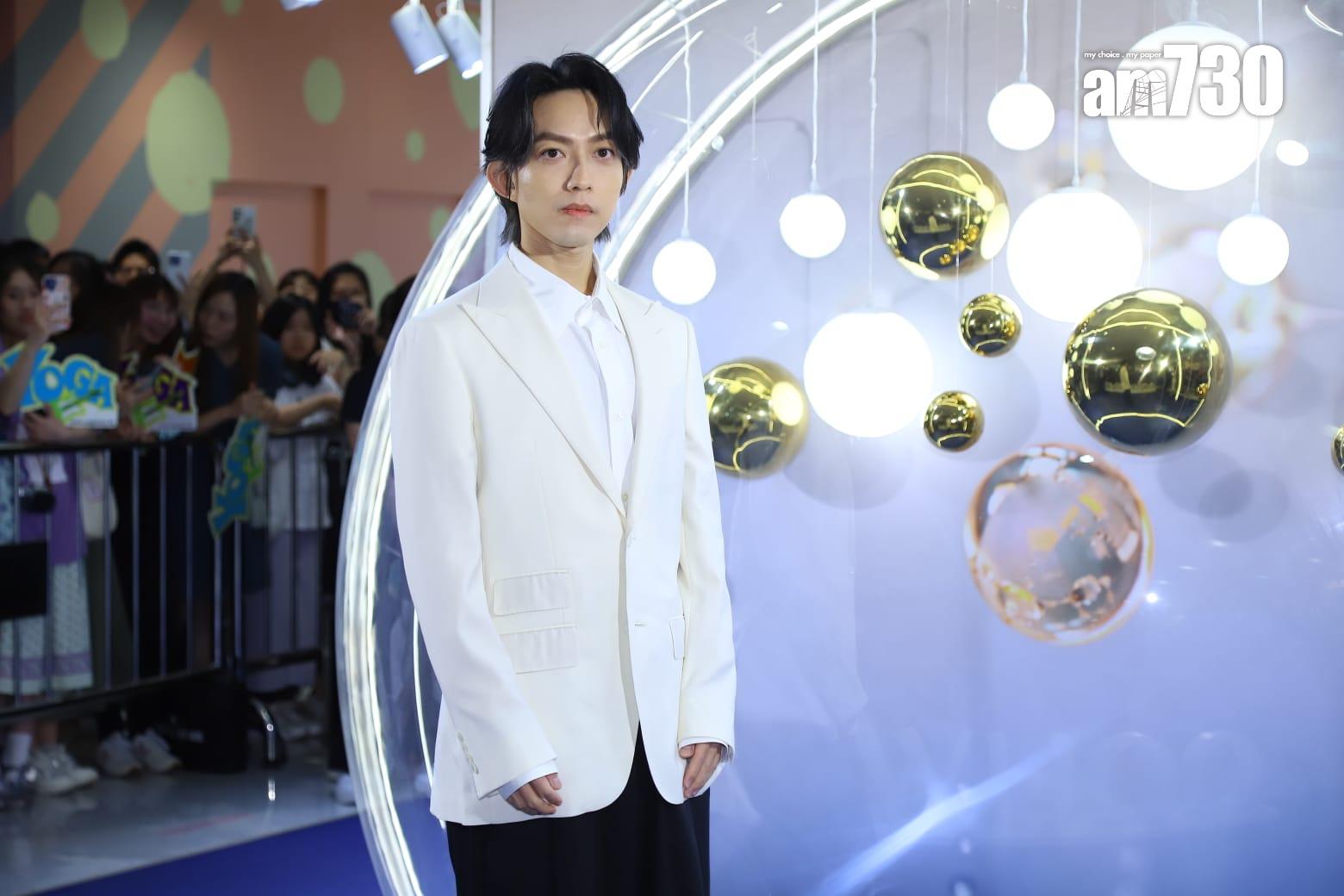 林宥嘉快閃來港兩日,出席品牌活動。(羅錦鴻攝)