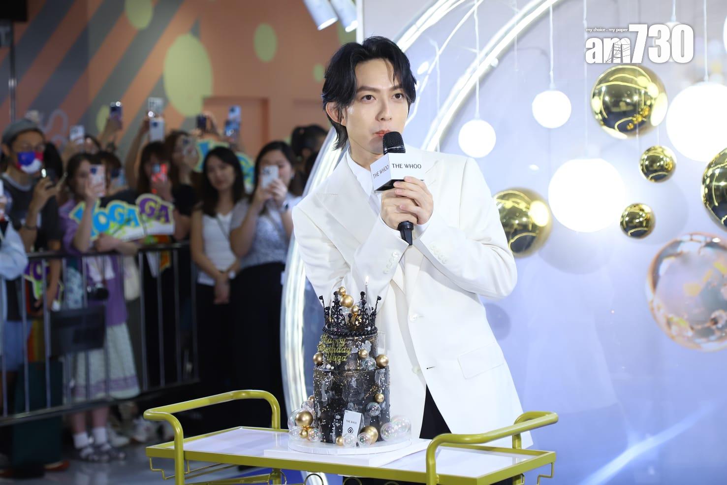 林宥嘉快閃來港兩日,出席品牌活動。(羅錦鴻攝)